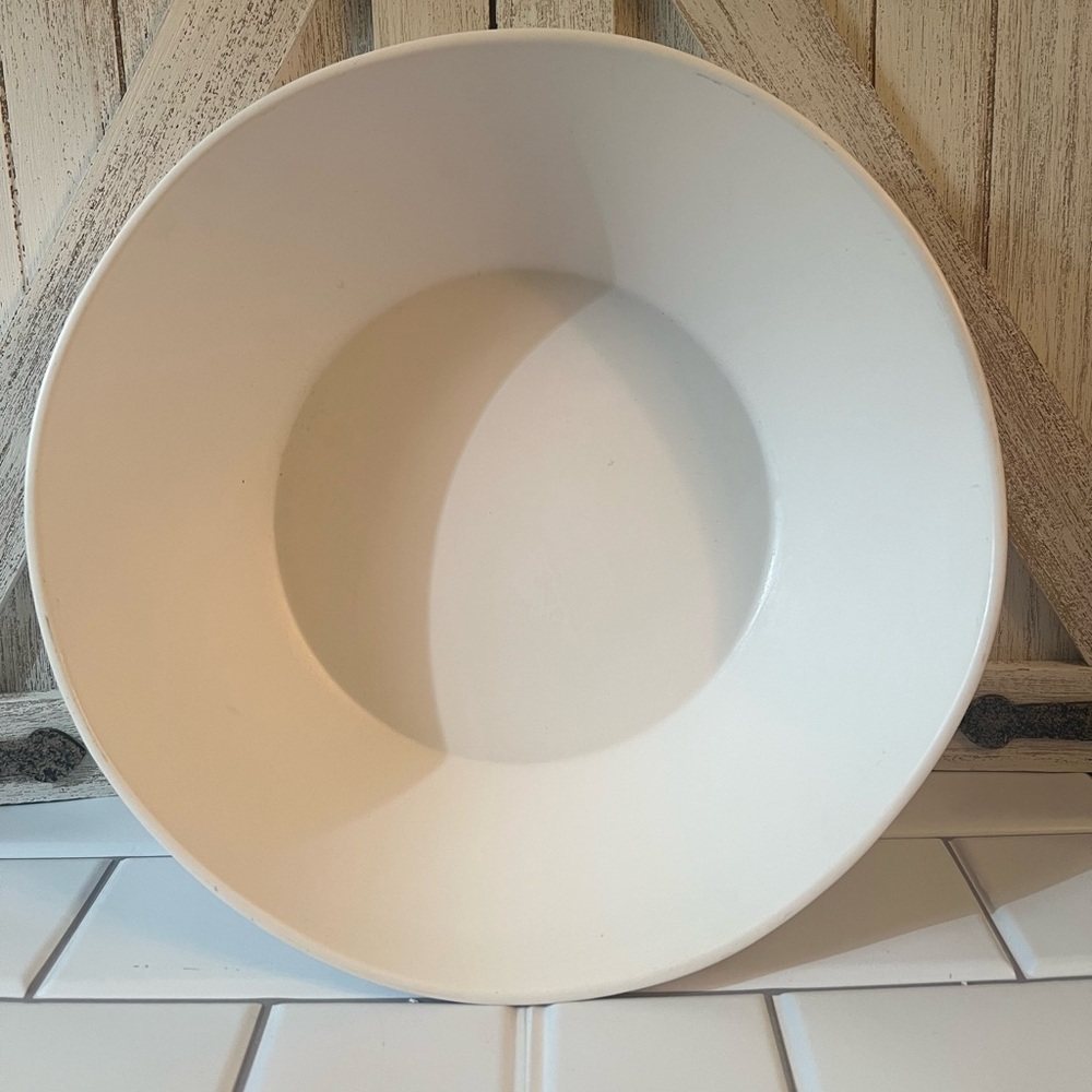 Rae Dunn White Bowl with 'ENJOY' Text - Picture 2 of 5